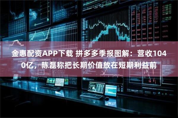 金惠配资APP下载 拼多多季报图解：营收1040亿，陈磊称把长期价值放在短期利益前